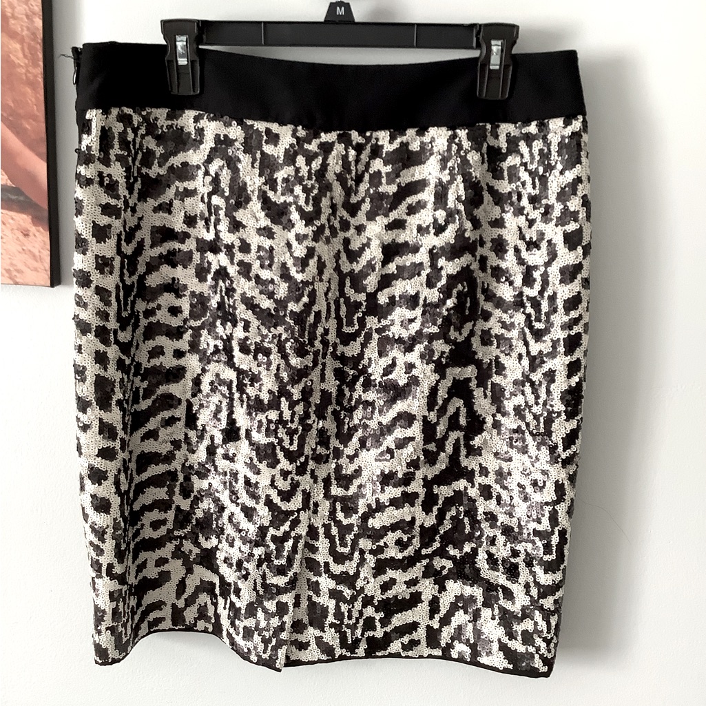 Dressy Sequined Skirt Euc